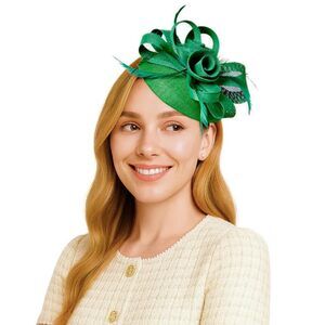 9848 Fascinators Hats Women Vintage Wedding Fashion Headband Clip Church